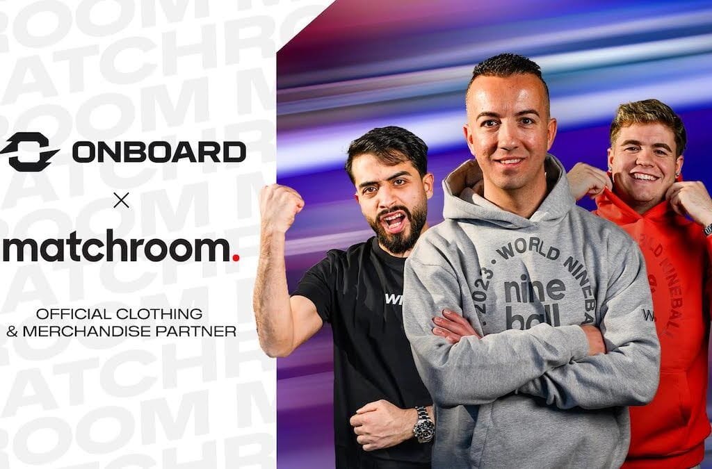 Onboard Sportswear Extends Partnership With Matchroom as Official Clothing & Merchandise Partner of the World Nineball Tour - News